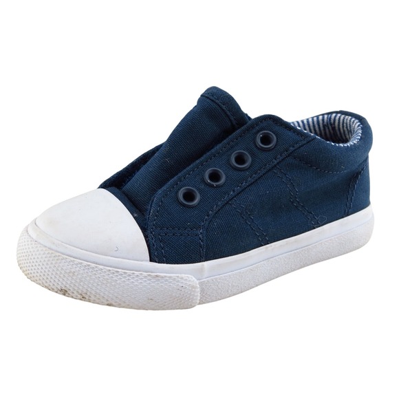 Cat & Jack Other - Cat & Jack Toddler Boys 7 Medium‎ Blue Slip-On Fabric